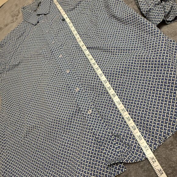 Cinch Men's Long Sleeve Button Down‎ Shirt Blue Western Size XL - Picture 6 of 6